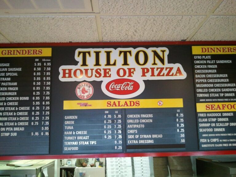 Tilton House of Pizza: Where Every Slice Tells a Story